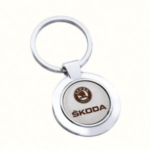 Round Metal Key Chain - Business Gifts for Clients in Bulk Quantity